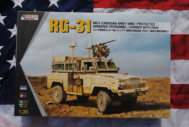 Kinetic 61010 RG-31 Mk.3 Canadian Army Mine-Protectes Armoured Personnel Carrier with RWS